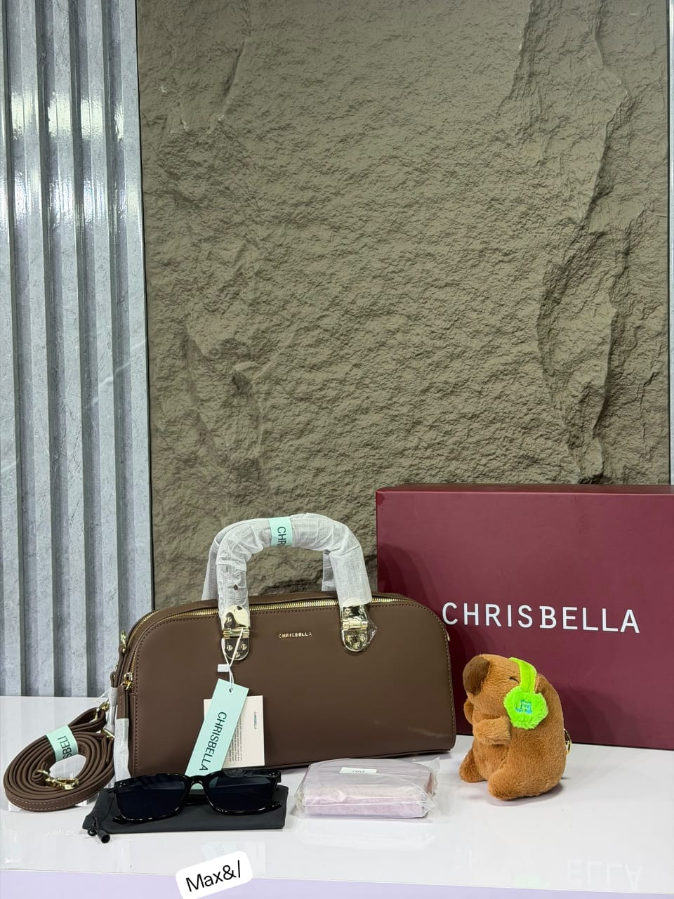 CHRISBELLA Top-Handle Barrel Handbag Gift Set - Image 2