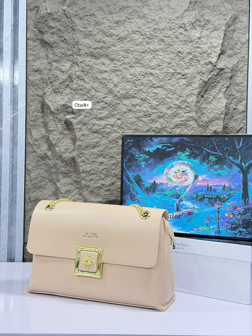 Women’s Vintage Frame Buckle Chain Shoulder Bag