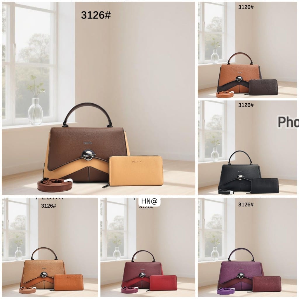 Women’s Pedra 3126 Structured Top-Handle Bag Set