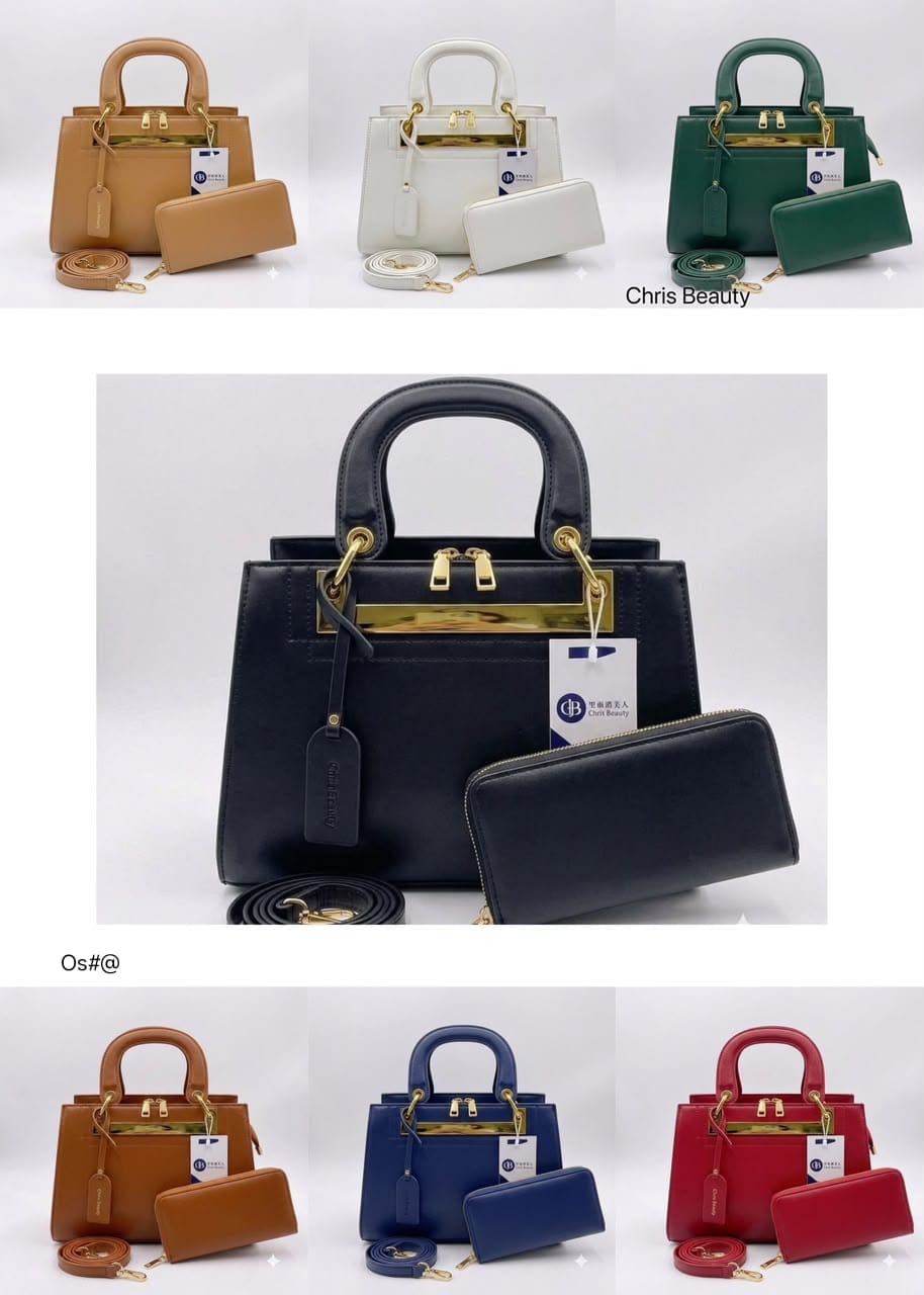 Women’s Chris Beauty Structured Top-Handle Handbag Set