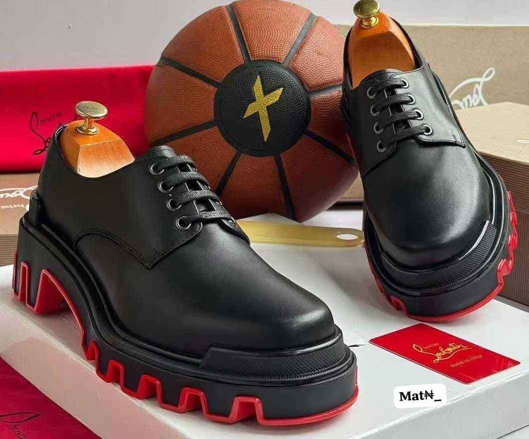 Men's Lug-Sole Platform Oxford Dress Shoes