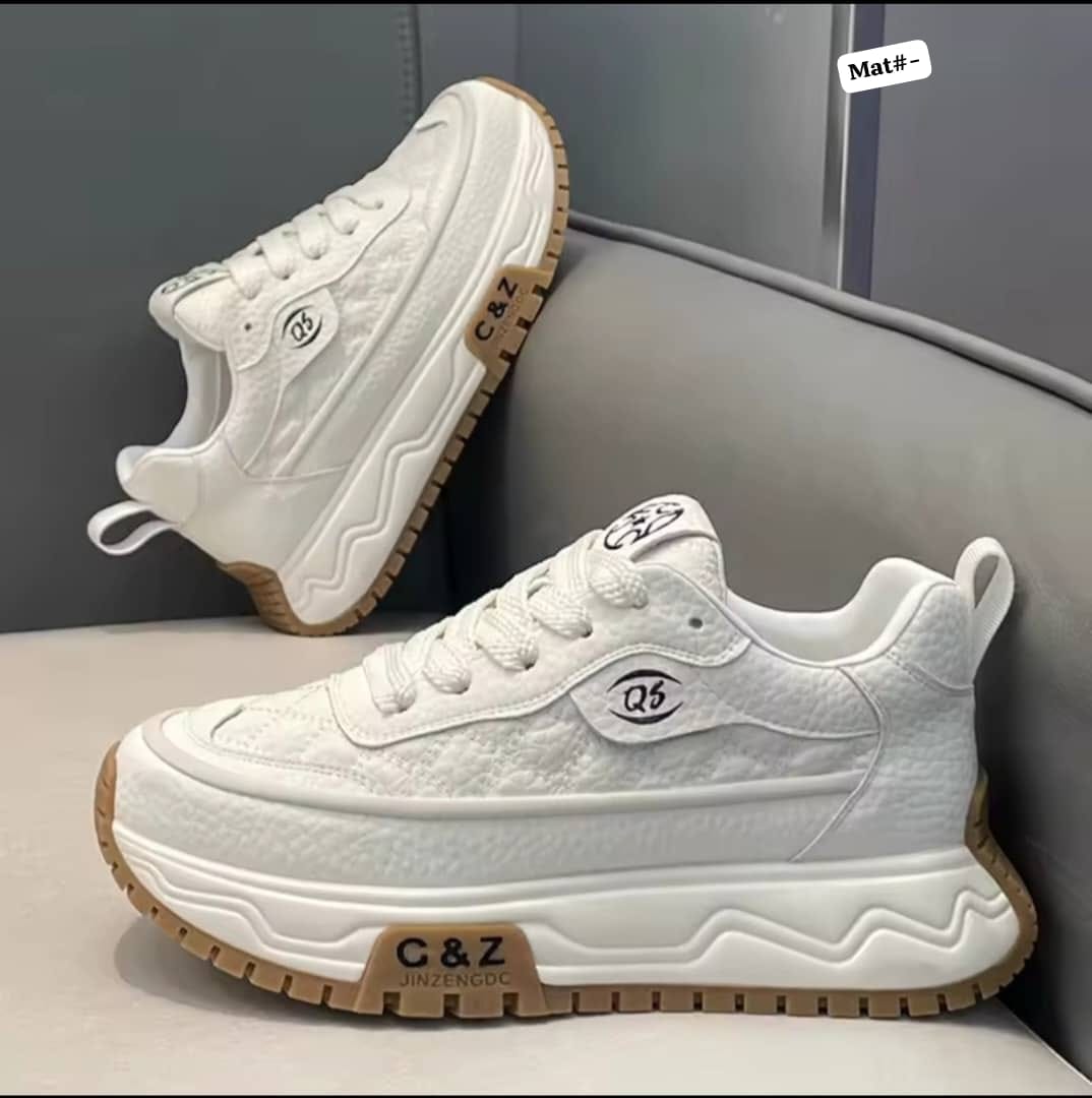 Men's Chunky Platform Sneakers with Quilted Texture - Image 2