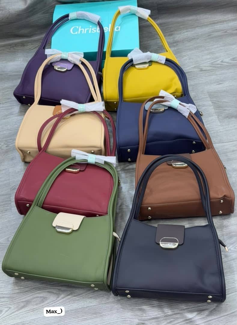 Christella Structured Flap Shoulder Handbag
