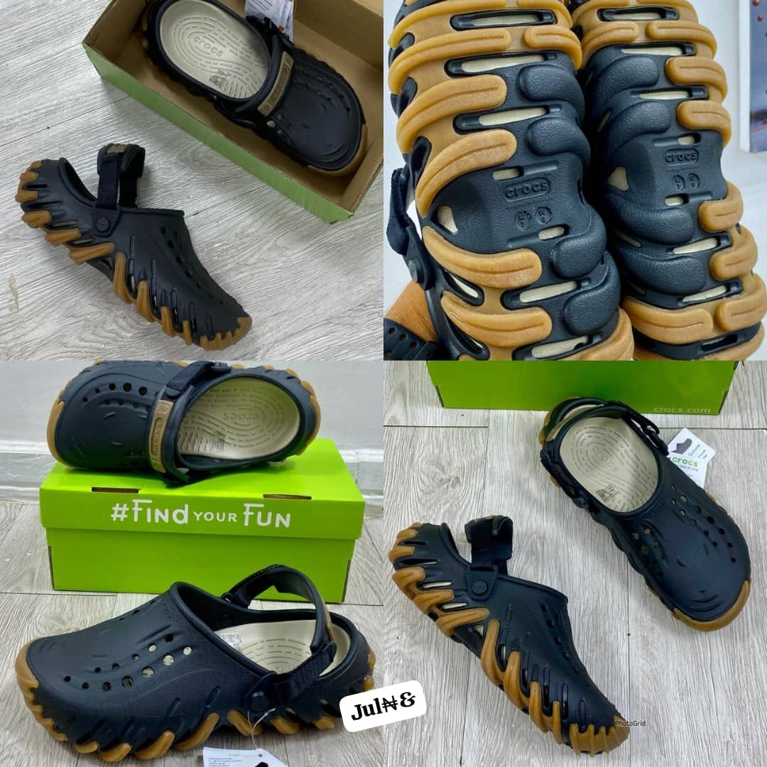 Crocs Echo Clog "Black/Gum" Edition