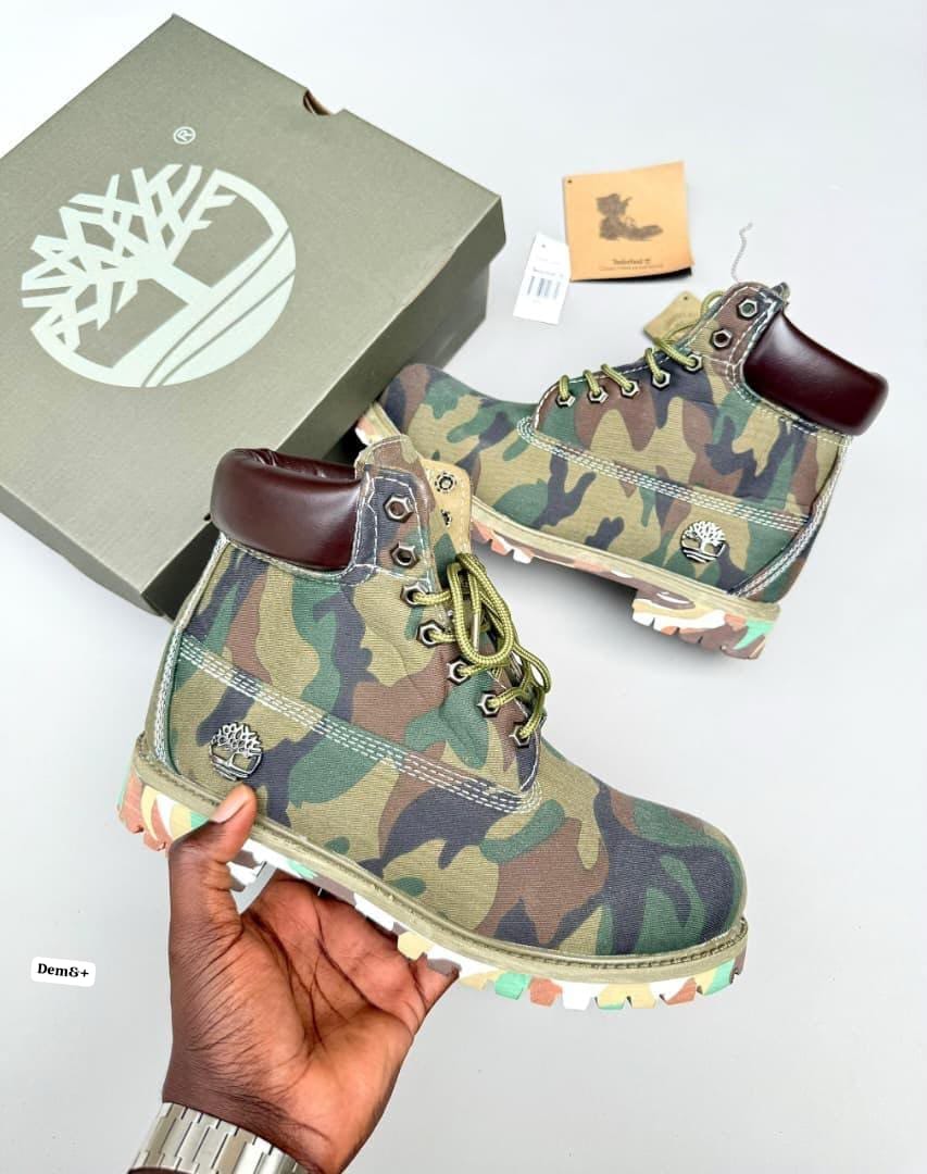 Timberland Camouflage Premium Waterproof Boots