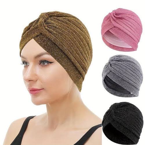 Stretch Cotton Hijab Bonnet Caps