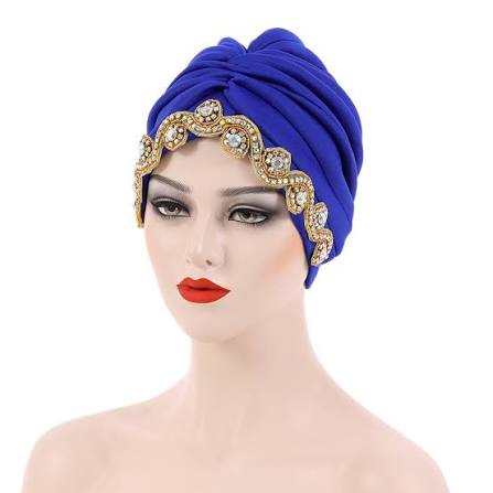 Glamour Sequin Turban Cap