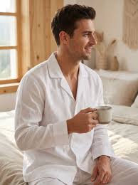 Long-Sleeve Cotton Pajama & Trousers Set