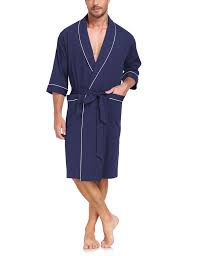 Contrast-Trimmed Silk Bathrobe