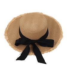 Ribbon-Tied Chiffon Floral Summer Straw Cap