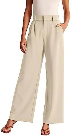 Wide-Leg Tailored Trousers