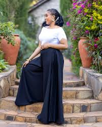 Elasticated Drawstring Pleated Palazzo Pants