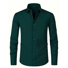 Casual Long-Sleeve Button-Down Shirt