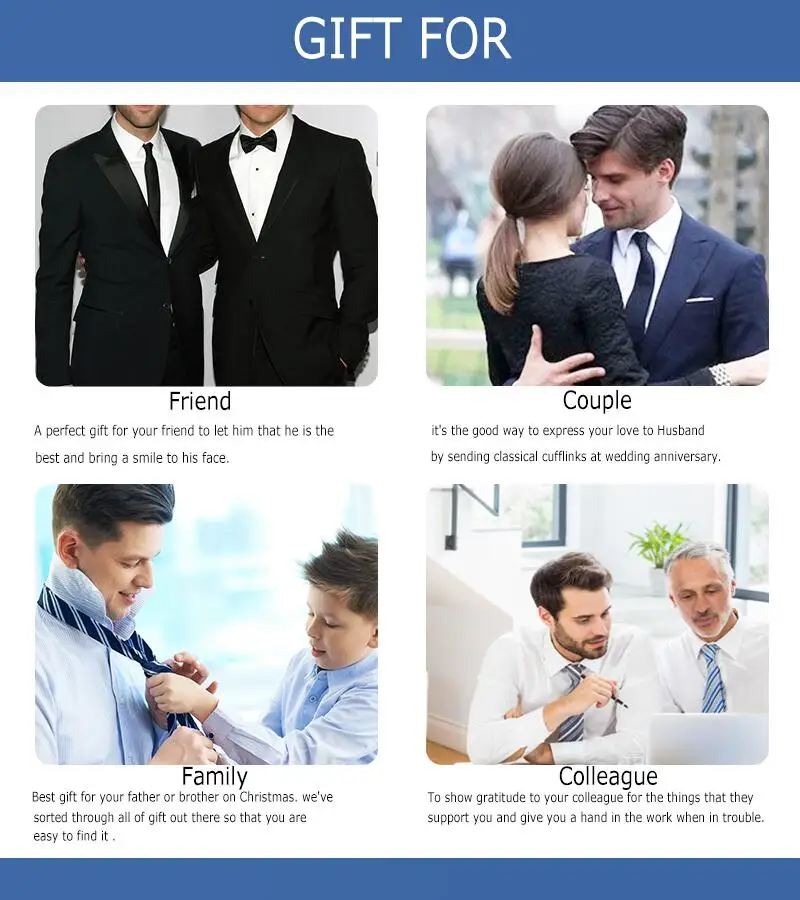 Custom Cufflinks Shirt Man Set Luxury Gift Boyfriend Fine Fashion Jewelry Men's Cuff Links Man - Image 50
