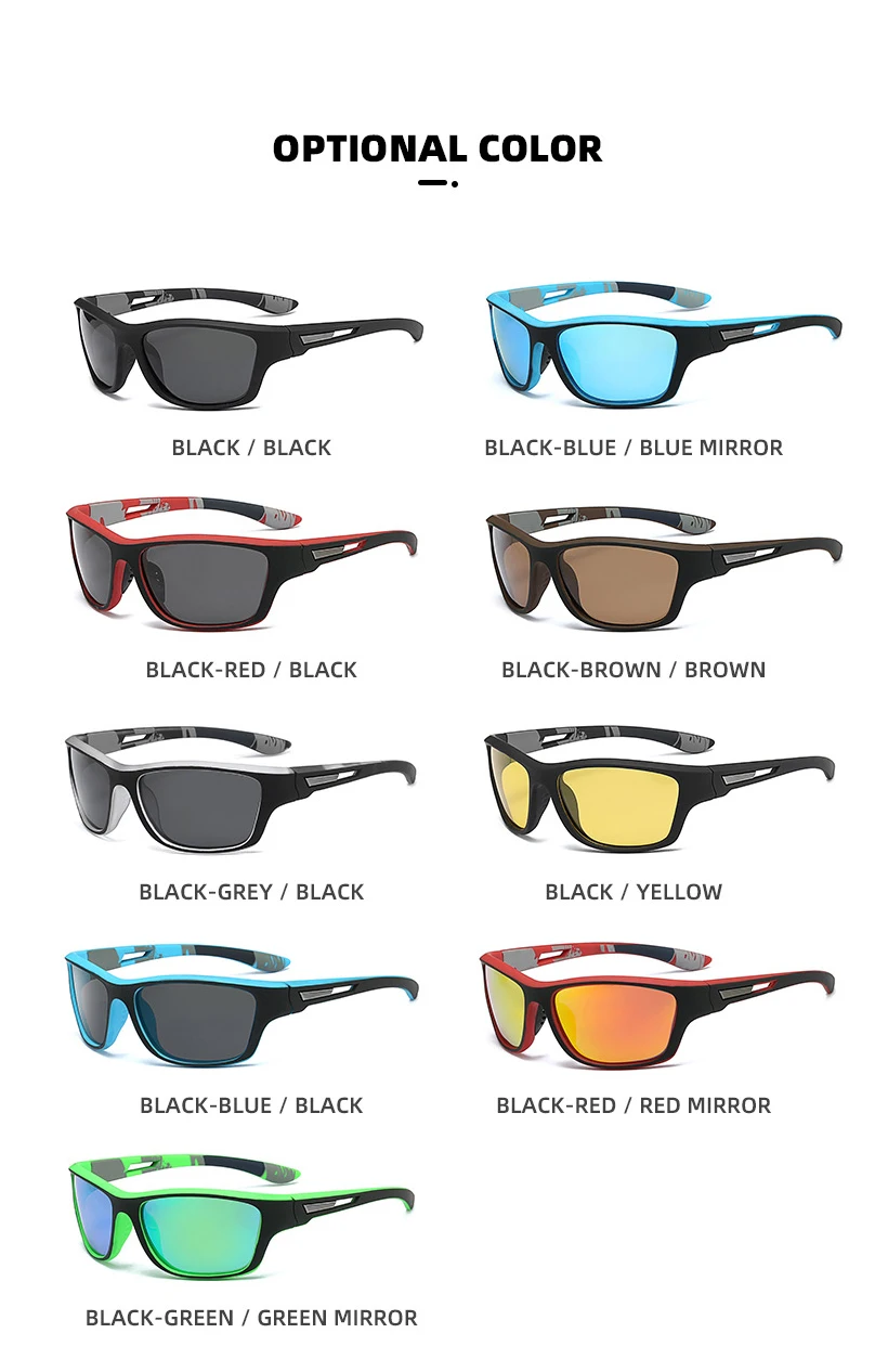 High Definition Polarized Sunglasses for Men Women Outdoor Sport Fishing Sun Glasses UV400 Protection Driving Eyeglasses - Image 36