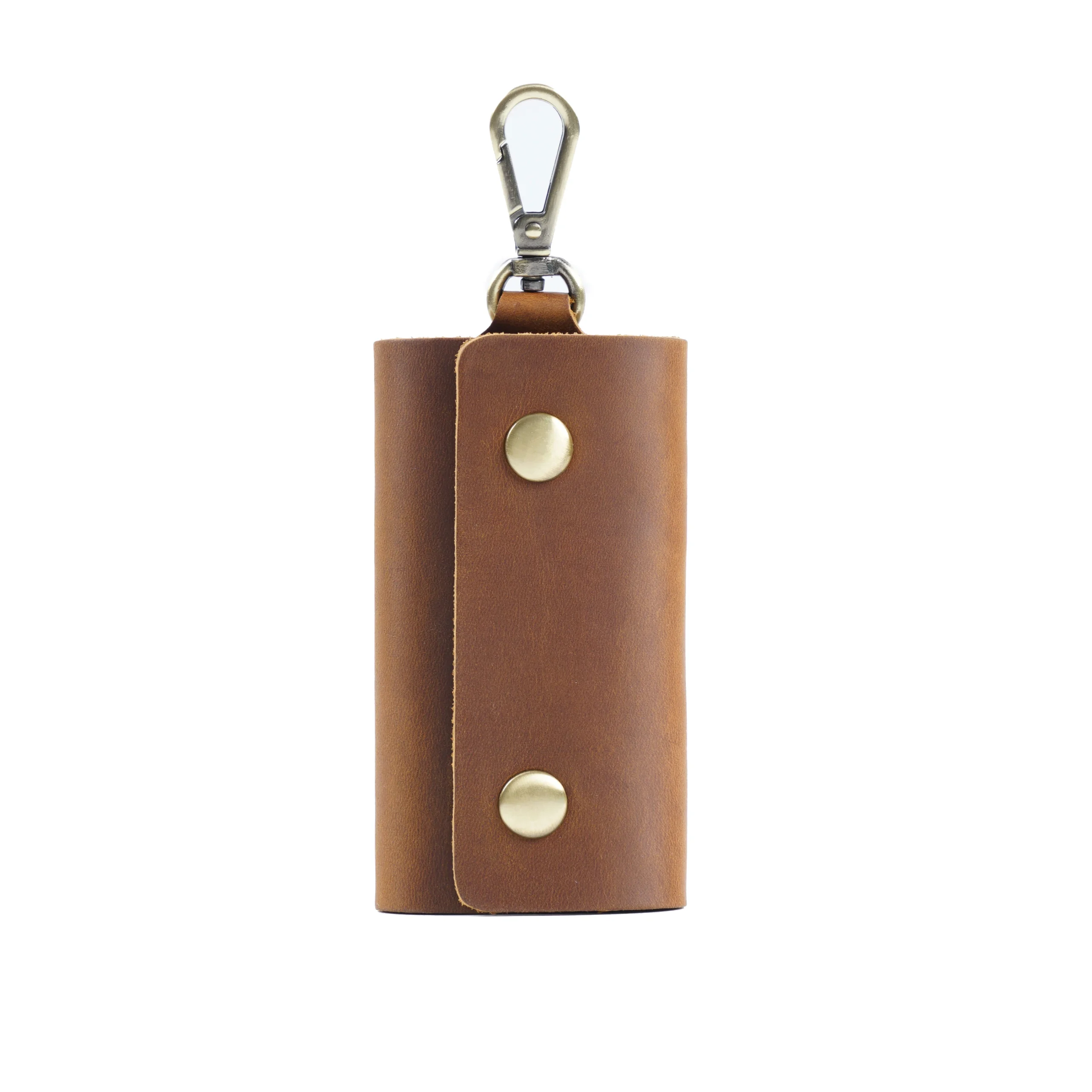 Aiguo Niu Vintage Leather Key Holder: Handmade Cowhide Multi-Functional Men's Belt Clip with Buckle for Car & Home Use - Image 12