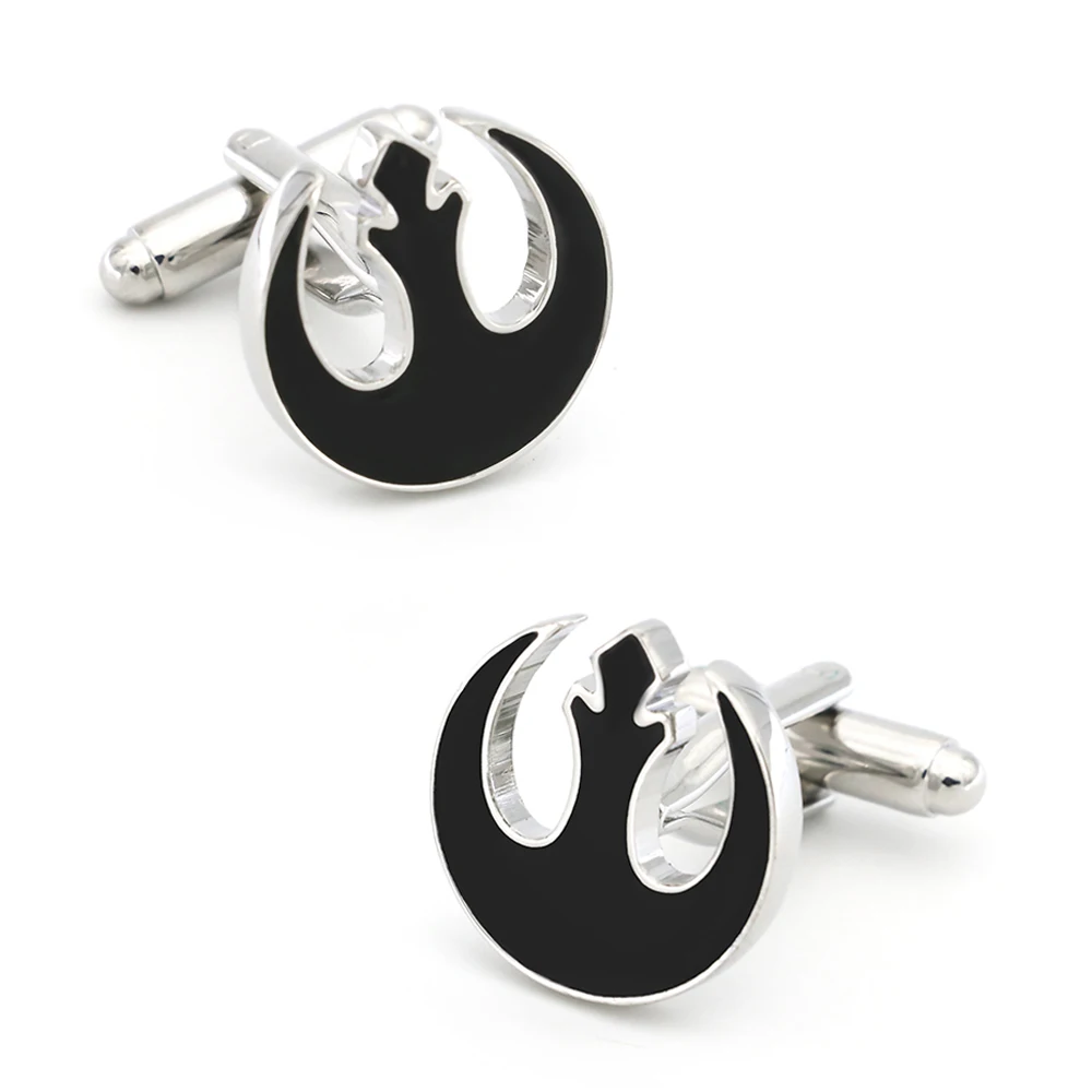 Movie Design Star Cufflinks For Men Quality Copper Material 2 Colors Option Cuff Links Wholesale&retail - Image 8