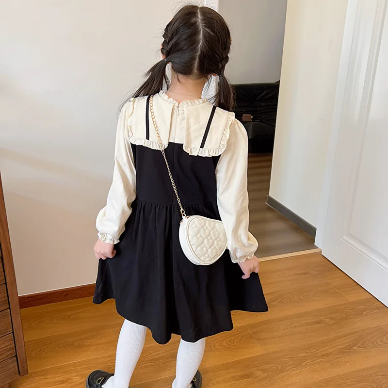 Cute Heart Shape Children's Crossbody Bag Love Rhombus Baby Girls Small Shoulder Bags PU Leather Princess Accessories Handbags - Image 4