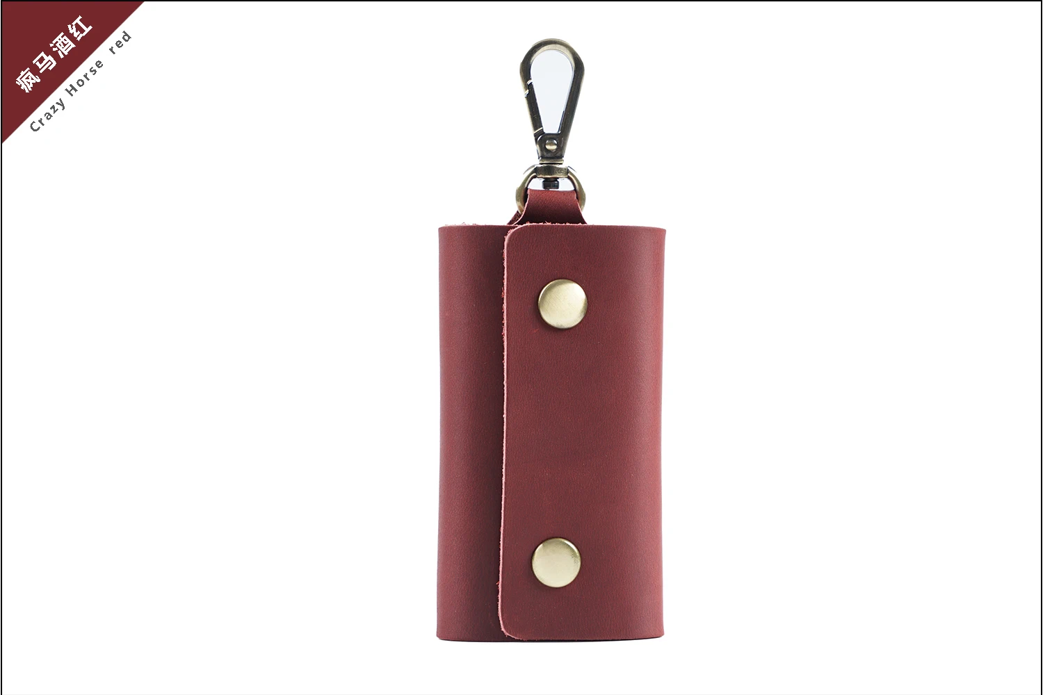 Aiguo Niu Vintage Leather Key Holder: Handmade Cowhide Multi-Functional Men's Belt Clip with Buckle for Car & Home Use - Image 35