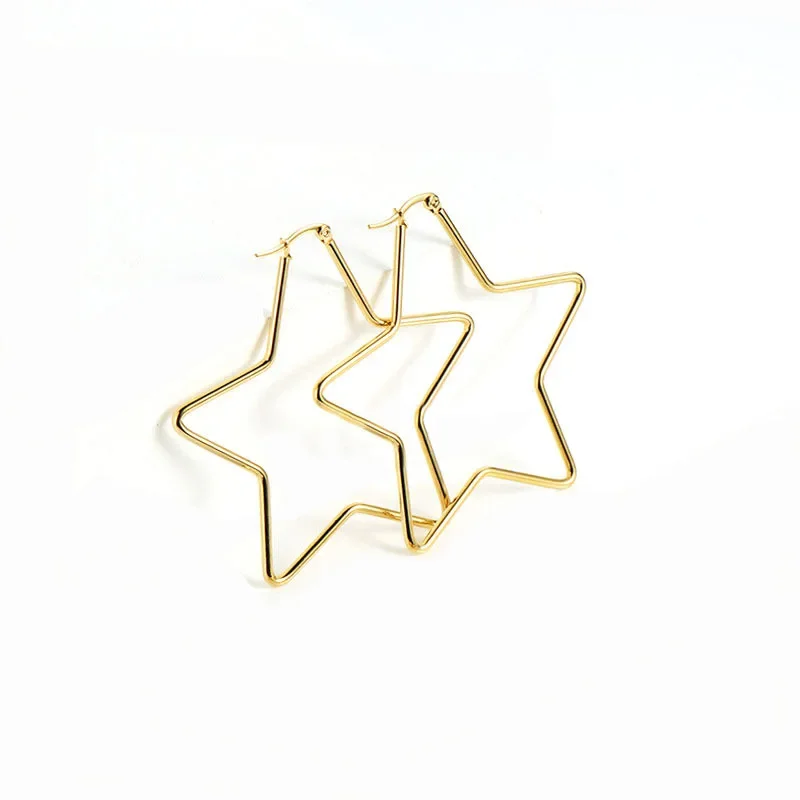 Earrings Hinged Gold Earrings For Women Earrings For Women Women's For Everyday Wear Fashion Show Party - Image 8