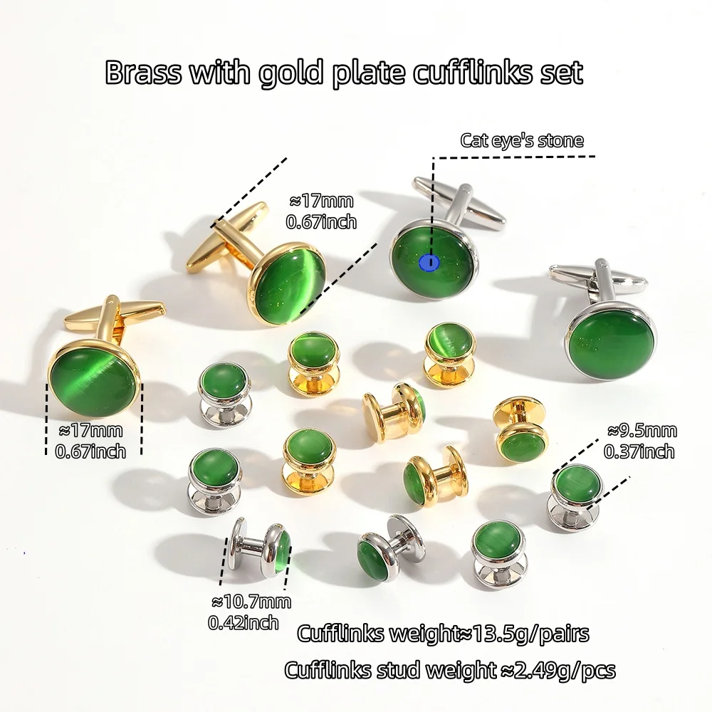 Custom Cufflinks Shirt Man Set Luxury Gift Boyfriend Fine Fashion Jewelry Men's Cuff Links Man - Image 2