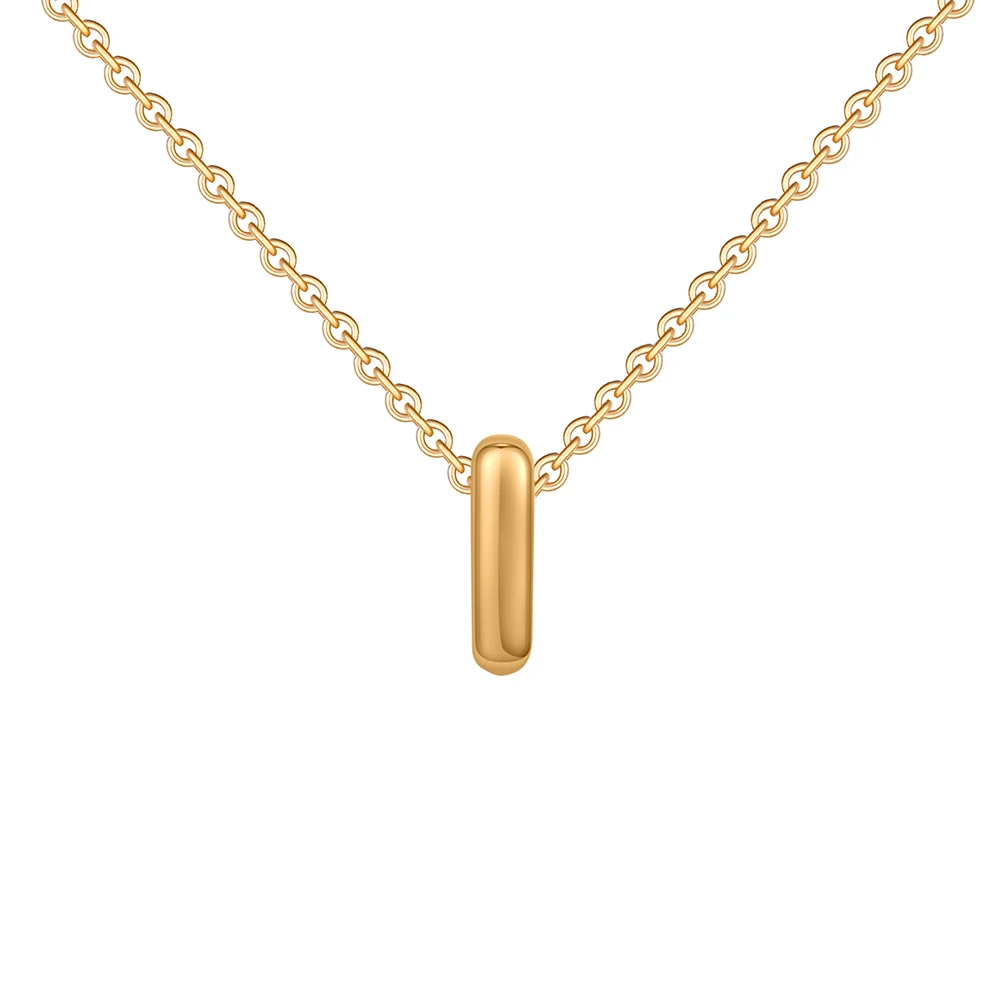 Dainty Mini Bubble Letter Necklace Gold Plated Balloon Initial Tiny Small Pendent Necklaces for Women Jewelry Teen Girls Gifts - Image 10
