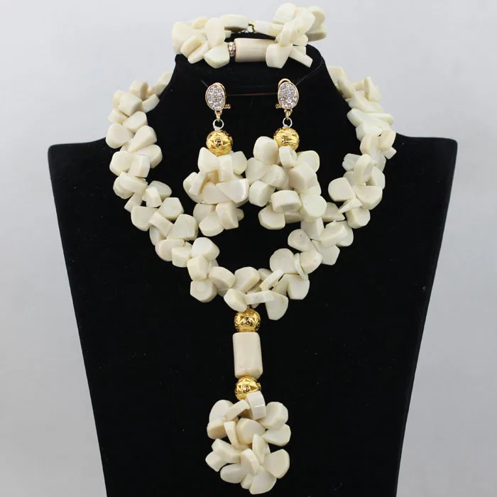 African Beads Jewelry Set Orange Coral And Crystal Nigerian Wedding Bridal Jewelry Sets ABK084 - Image 65