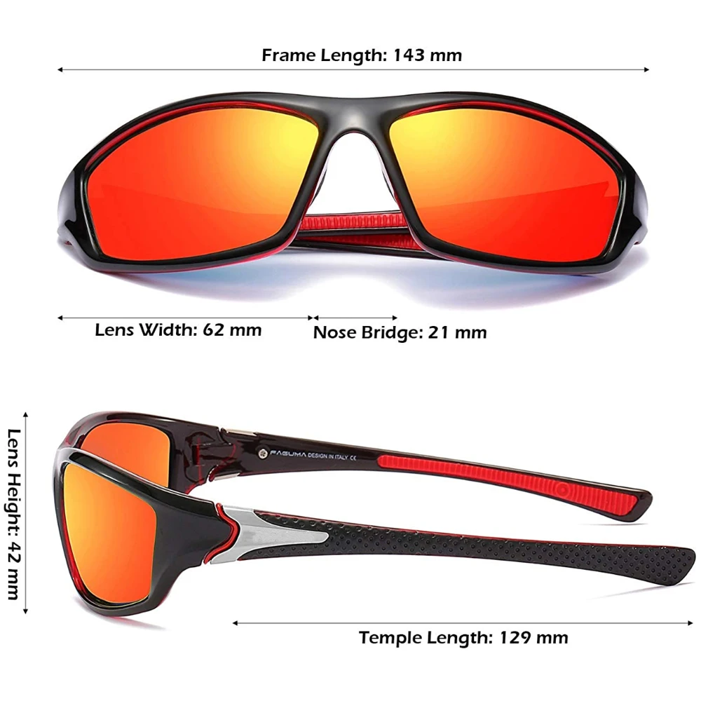 High Definition Polarized Sunglasses for Men Women Outdoor Sport Fishing Sun Glasses UV400 Protection Driving Eyeglasses - Image 5