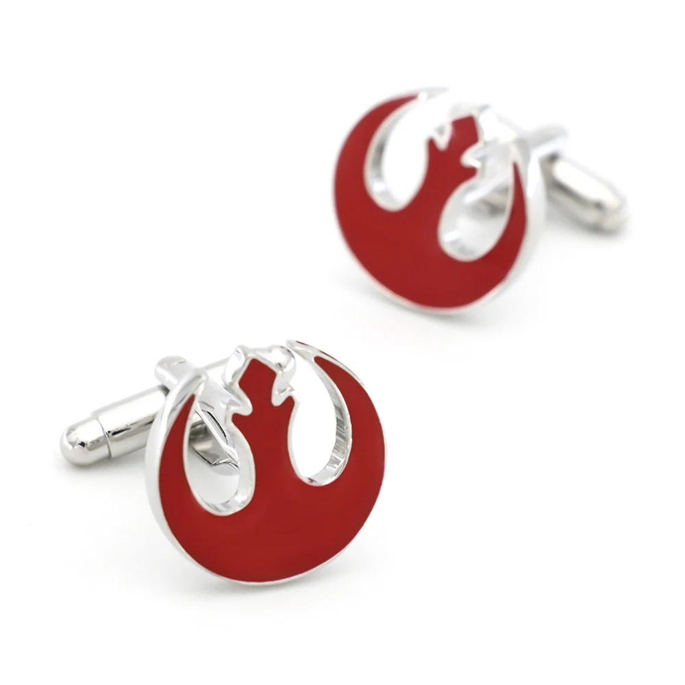Movie Design Star Cufflinks For Men Quality Copper Material 2 Colors Option Cuff Links Wholesale&retail - Image 3