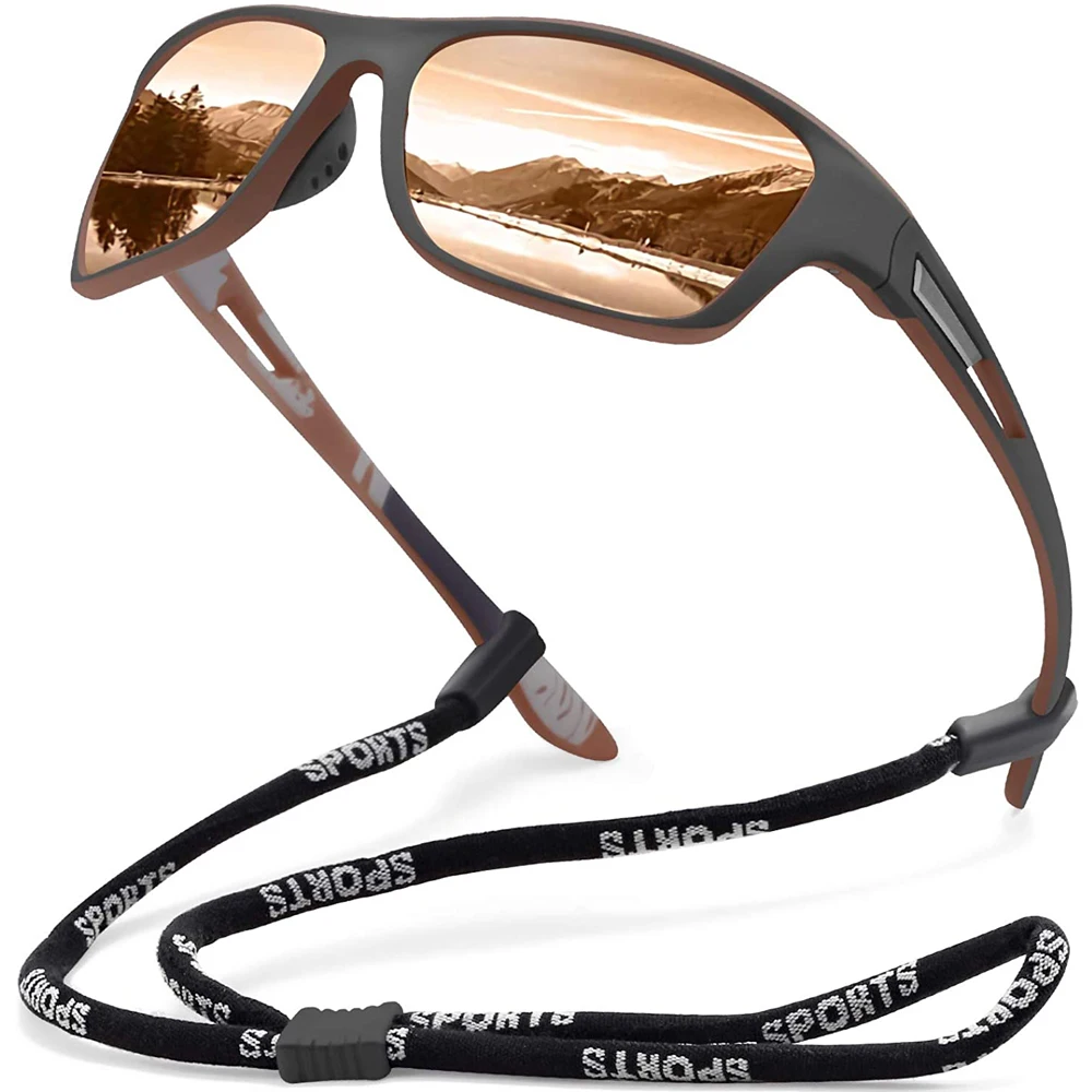 High Definition Polarized Sunglasses for Men Women Outdoor Sport Fishing Sun Glasses UV400 Protection Driving Eyeglasses