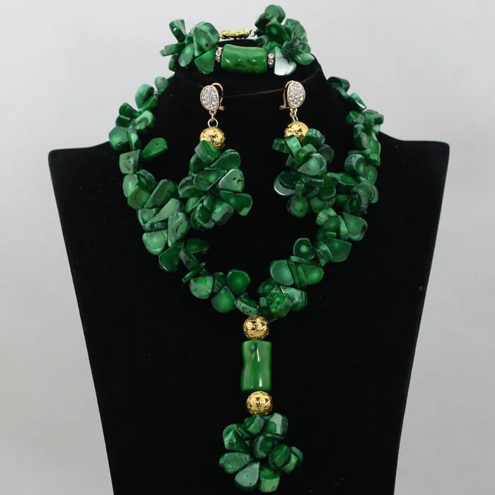 African Beads Jewelry Set Orange Coral And Crystal Nigerian Wedding Bridal Jewelry Sets ABK084 - Image 67