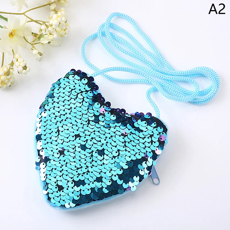 Children's Baby Sequin Coin Purse Girl Messenger Love Bag Girl Cute Shoulder Bag kindergarten Coin Purse Handbag Shoulder - Image 6