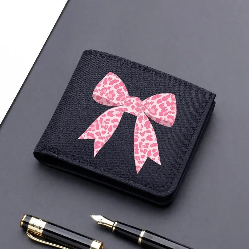 Horse Dragon Pattern Canvas Boy Girl Kids Wallet Black Card Holder Male Money Bag Bank Holder Short Purse Credit Card Case Bag - Image 7