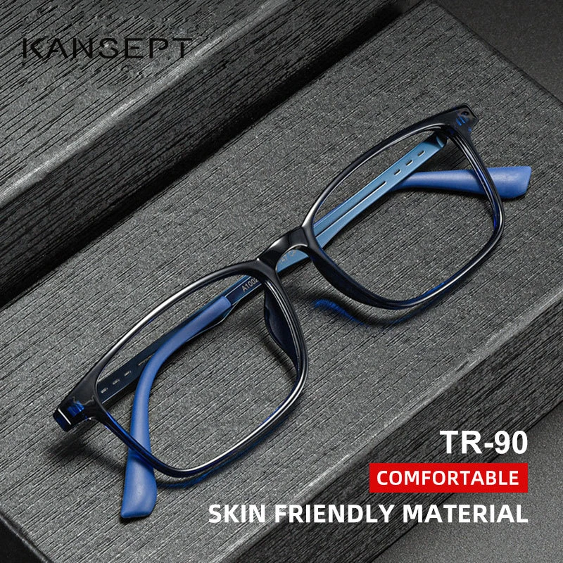 KANSEPT High Quality UltraLight Pure Titanium Anti Blue Reading Glasses Myopia Hyperopia Optical Glasses Prescription Eyewear - Image 2