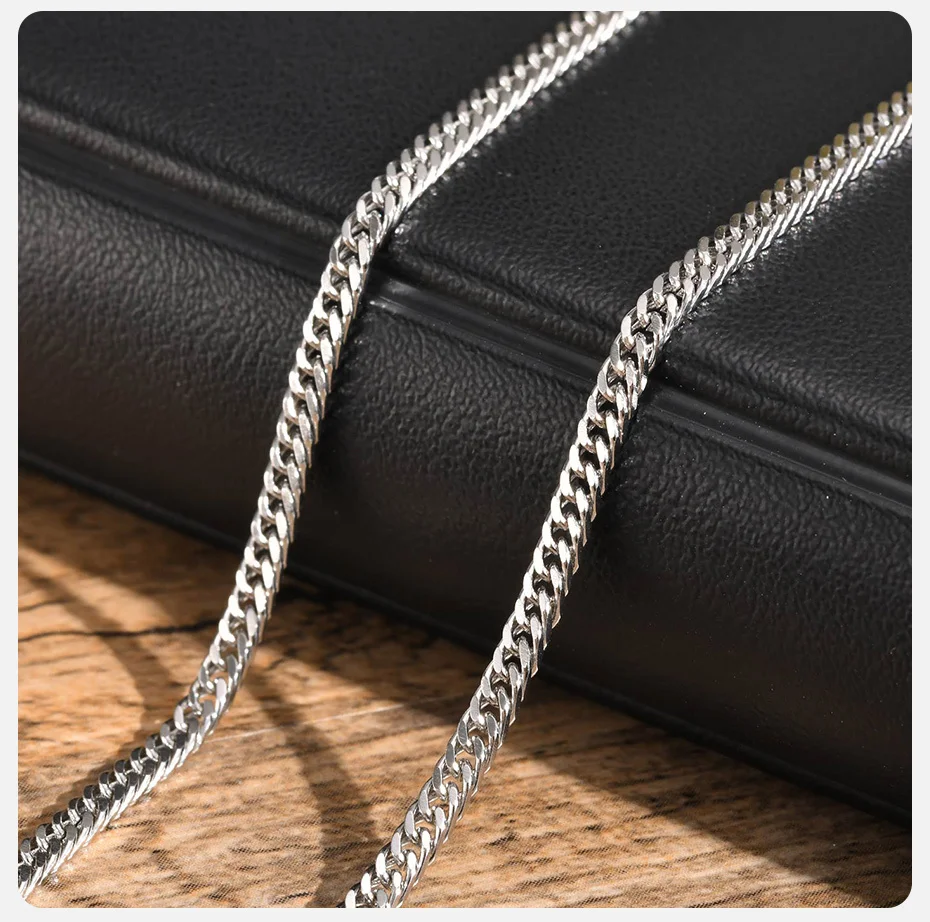 Vnox 3/5/7/9mm Thick Cuban Chain Necklaces for Men Women,Simple Miami Curb Links Collar,Waterproof Stainless Steel Unisex Chain - Image 26
