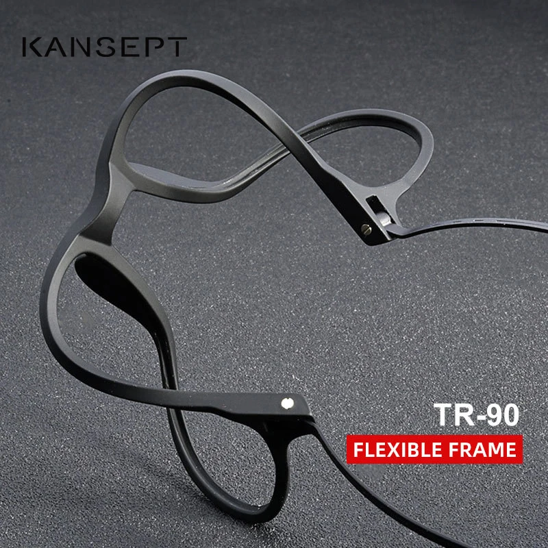KANSEPT High Quality UltraLight Pure Titanium Anti Blue Reading Glasses Myopia Hyperopia Optical Glasses Prescription Eyewear - Image 3