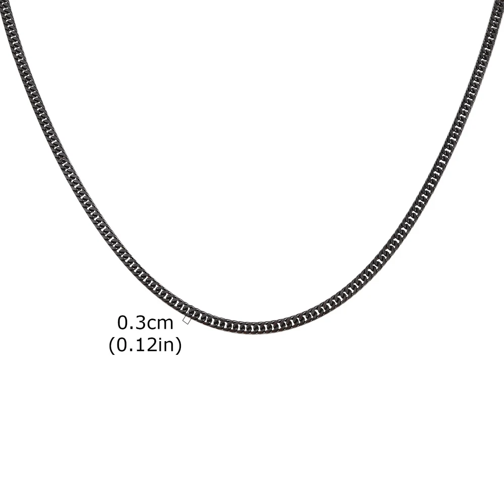 Vnox 3/5/7/9mm Thick Cuban Chain Necklaces for Men Women,Simple Miami Curb Links Collar,Waterproof Stainless Steel Unisex Chain - Image 16