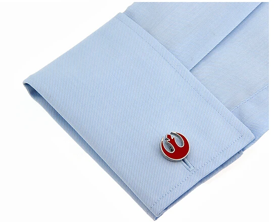 Movie Design Star Cufflinks For Men Quality Copper Material 2 Colors Option Cuff Links Wholesale&retail - Image 5