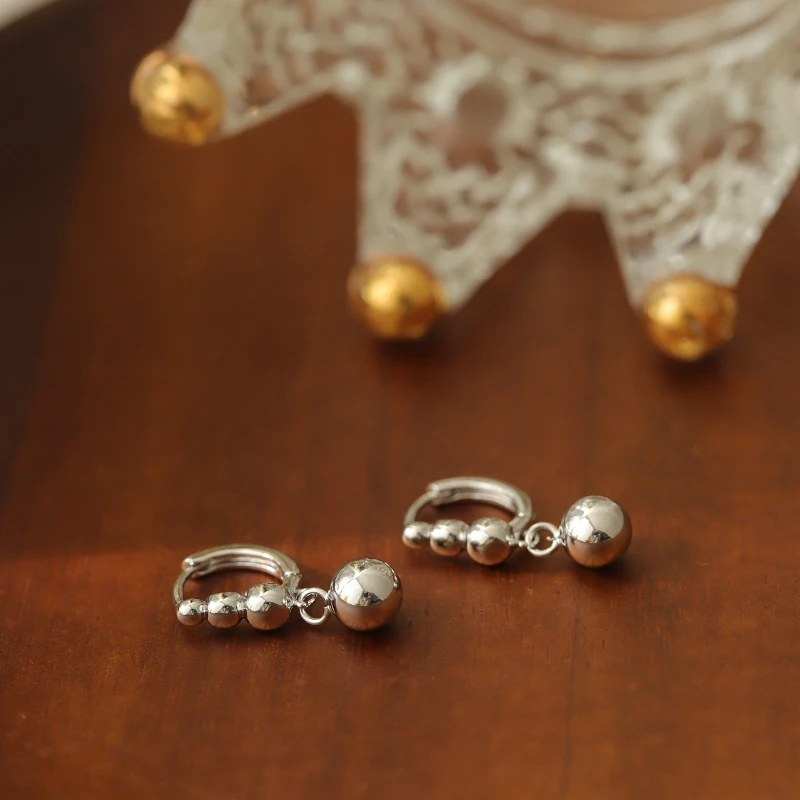 925 Sterling Silver Earrings Simple Fashionable Design New Unique Delicate Exquisite Sweet Charming Ear Ornaments for Women - Image 3