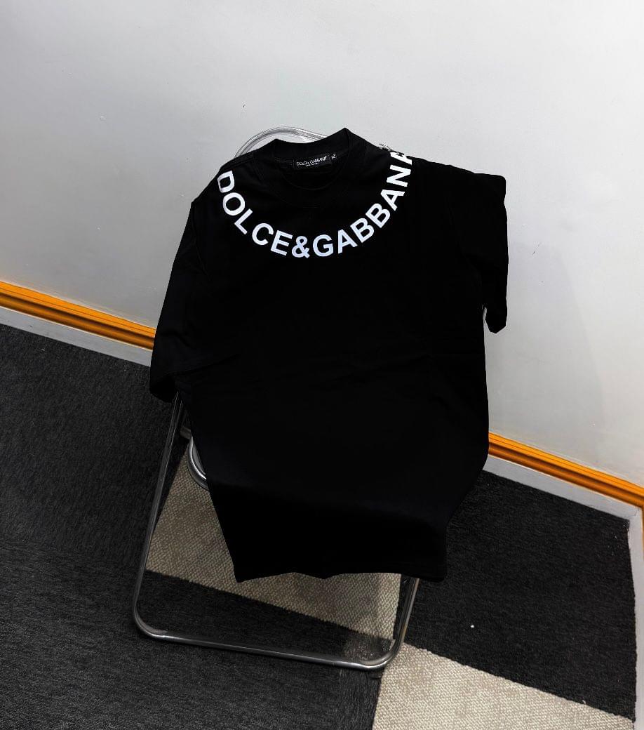Dolce & Gabbana "Curve Logo" Essential Tees – The Collar Flex