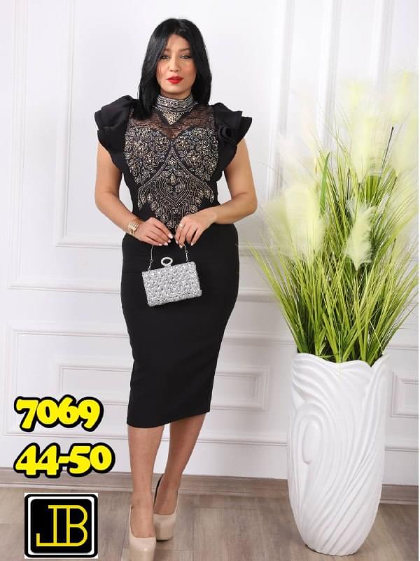 Asymmetric Ruched Evening Gown - Image 2