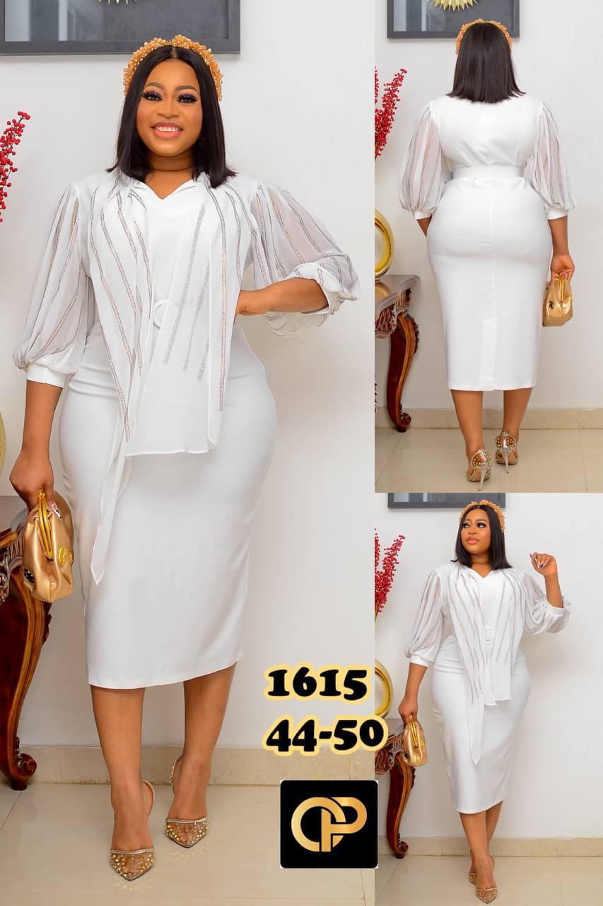 Aurora Pleated Fan-Sleeve Gown - Image 6