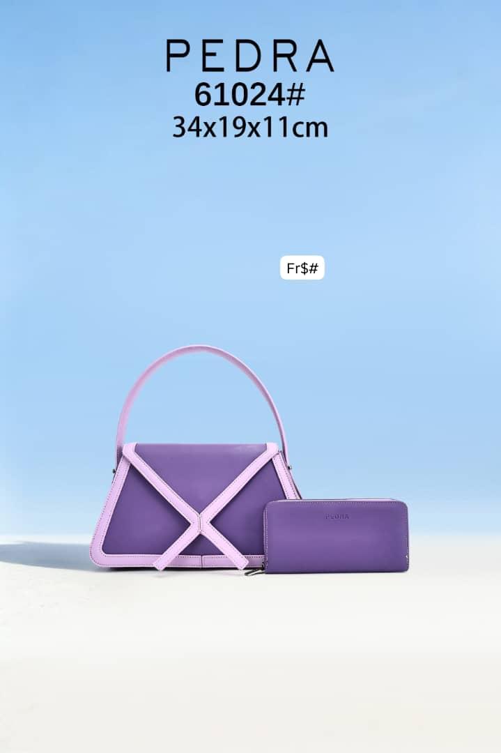 PEDRA Geometric Structured Flap Satchel - Image 2