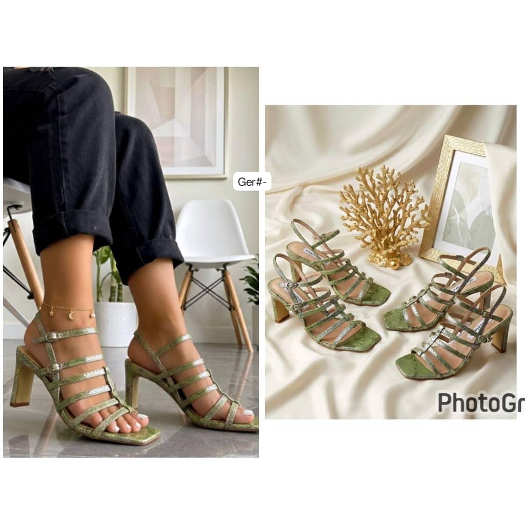 Charles David Square-Toe Block Heel Cage Pumps