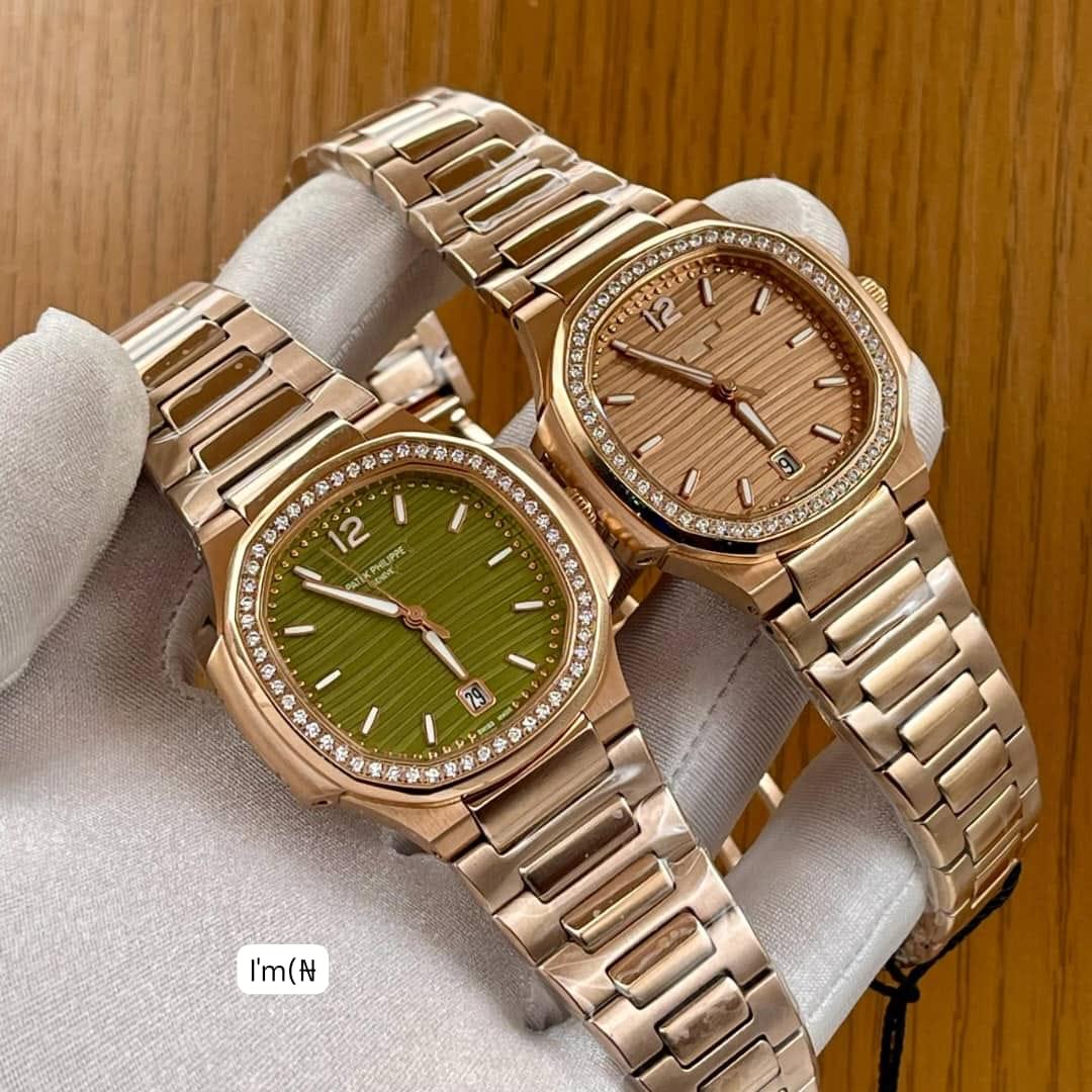 Luxury Rose Gold Nautilus-Style Watch Set