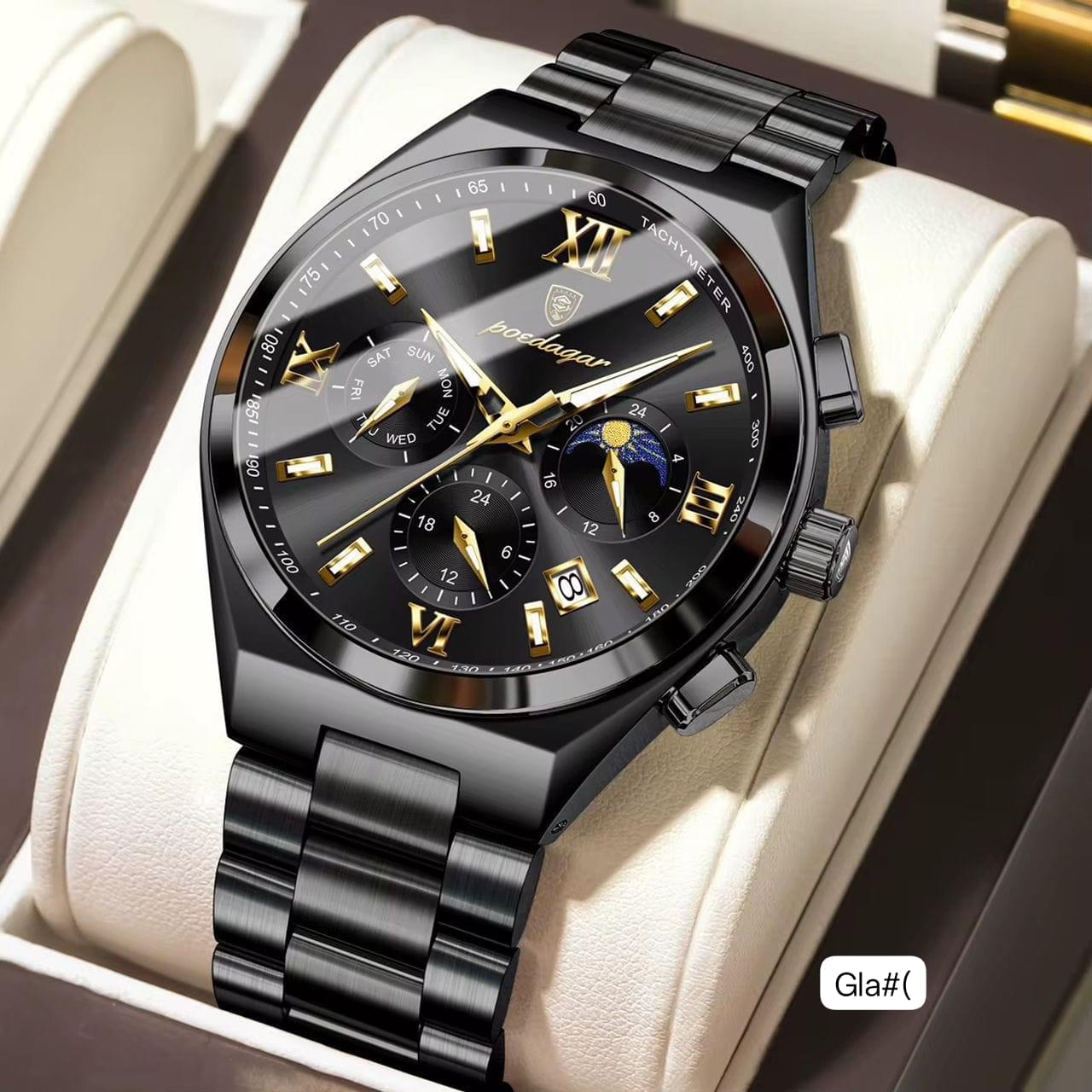 Poedagar Executive Men's Multi-Function Luxury Watch - Image 2