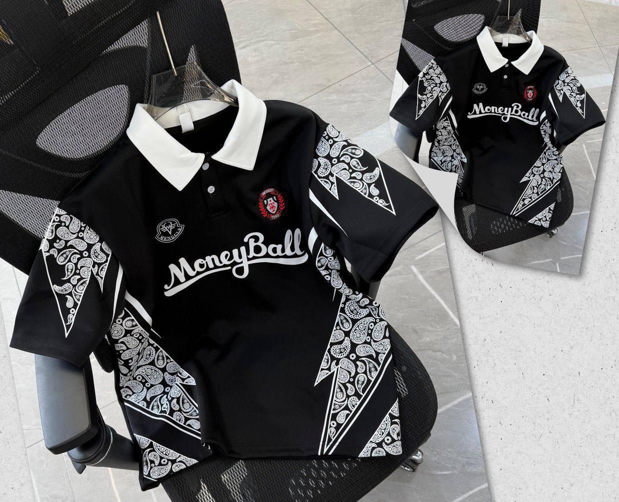 The "MoneyBall" Paisley Streetwear Polo