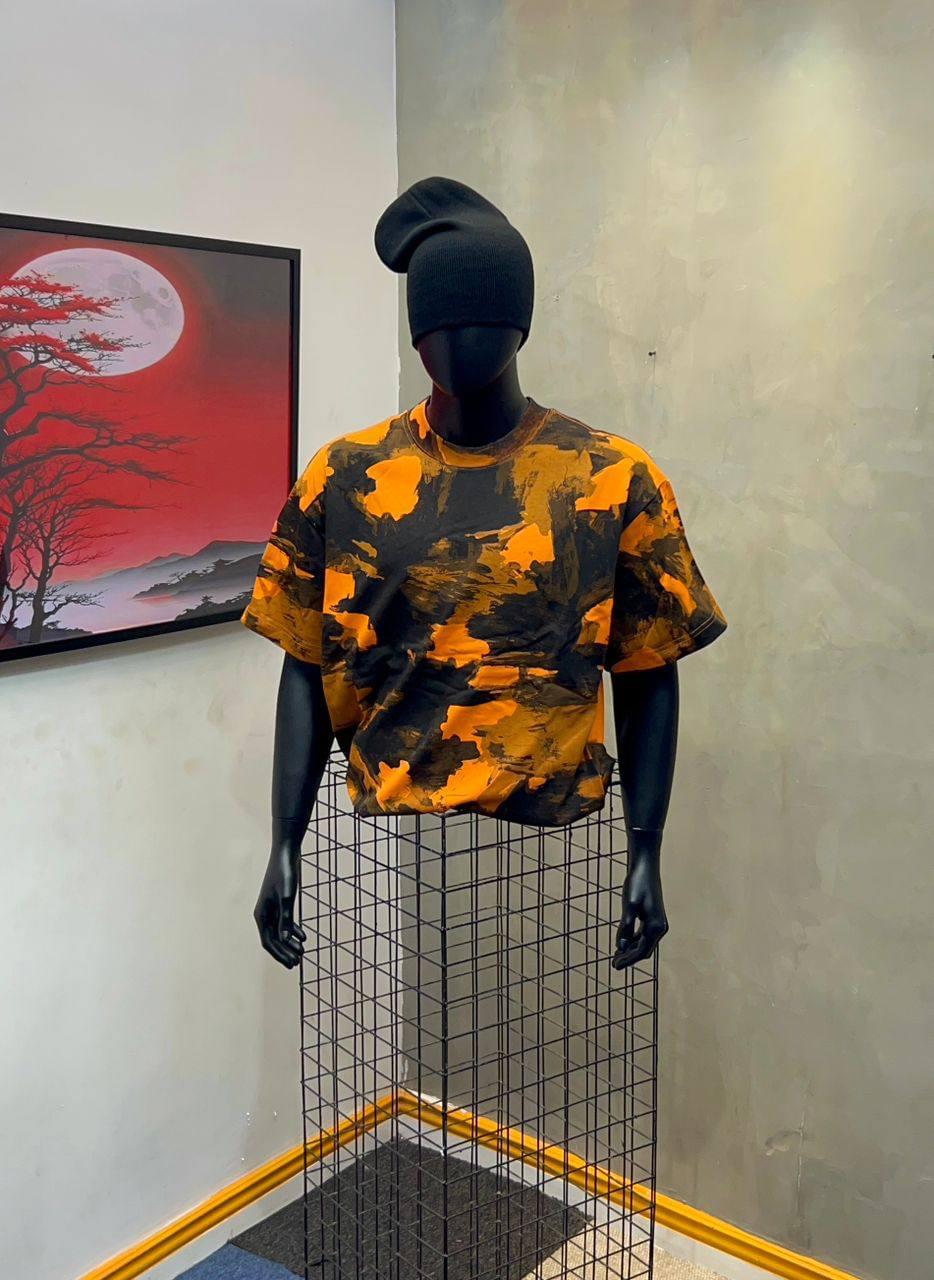Distressed Abstract Camo Style